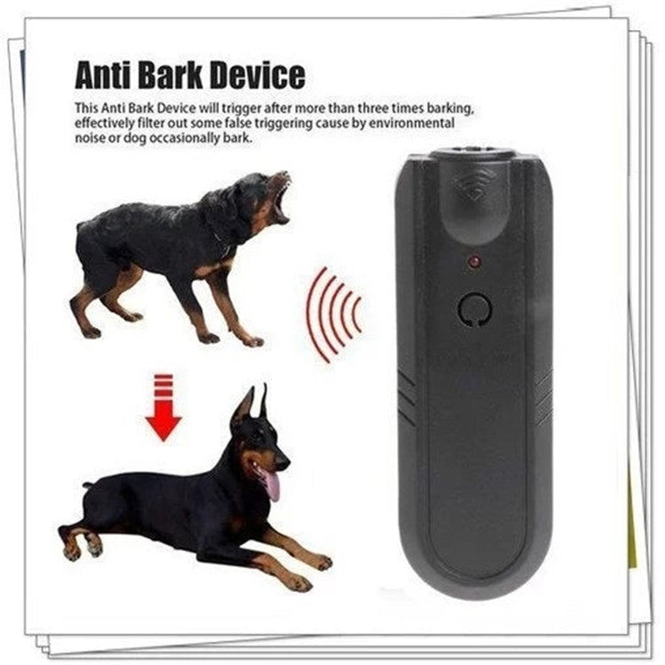 Multifunctional Electronic Ultrasonic Dog Repeller, Animal Training Device, Pet Anti-Barking Exile Training Device