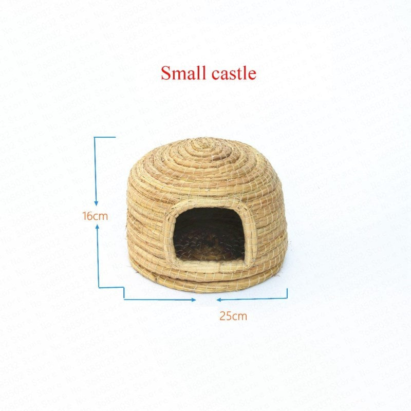 Pet grass nest